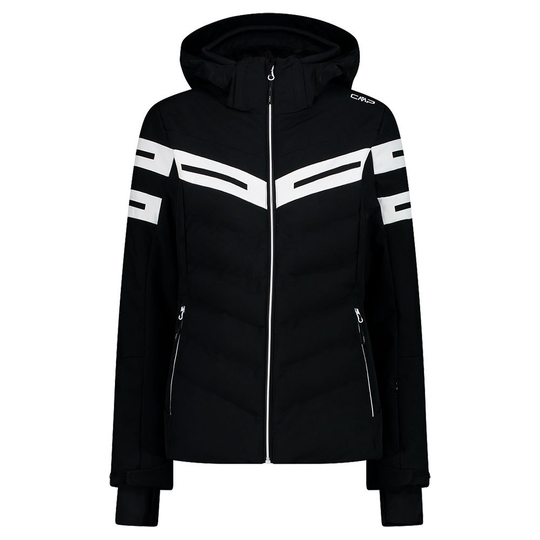 Cmp Zip Hood 32w0216 Jacket Black 2XS Woman