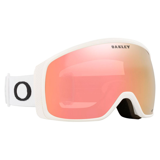 Oakley Flight Tracker M Prizm Ski Goggles White Prizm Rose Gold/CAT3