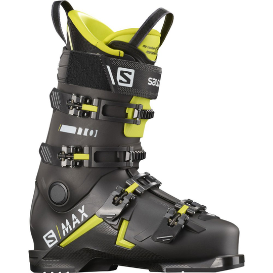 Salomon S Max 110 Alpine Ski Boots Black 24.0-24.5
