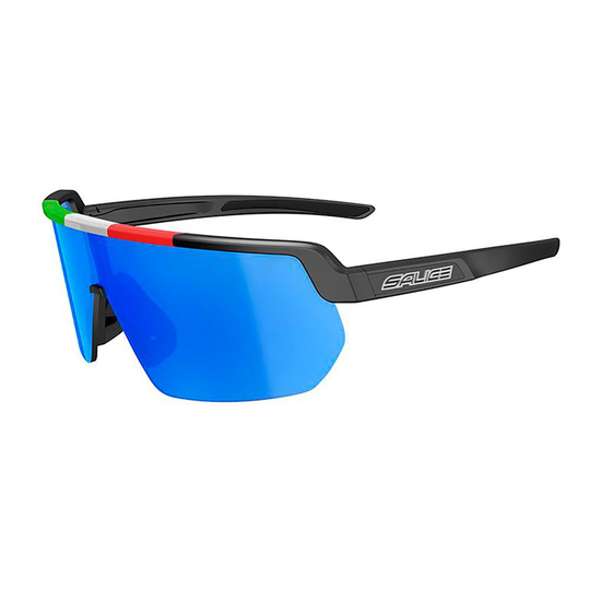 Salice 023 Rw+spare Lens Sunglasses Black RW Blue/CAT3
