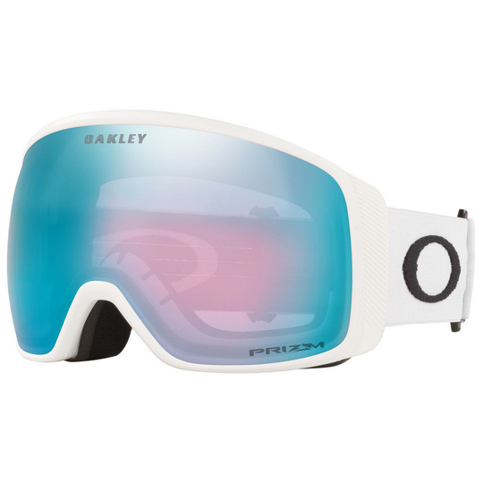 Oakley Flight Tracker Xl Prizm Snow Ski Goggles White Prizm Iridium Snow Sapphire/CAT3