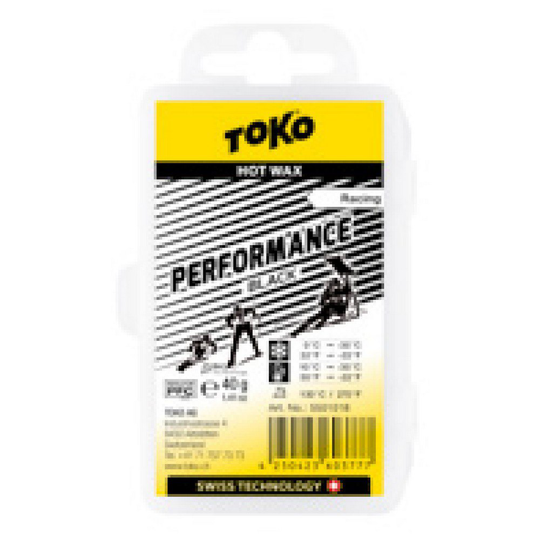 Toko Racing Performance 40g Hot Wax Black 10°C to 0°C