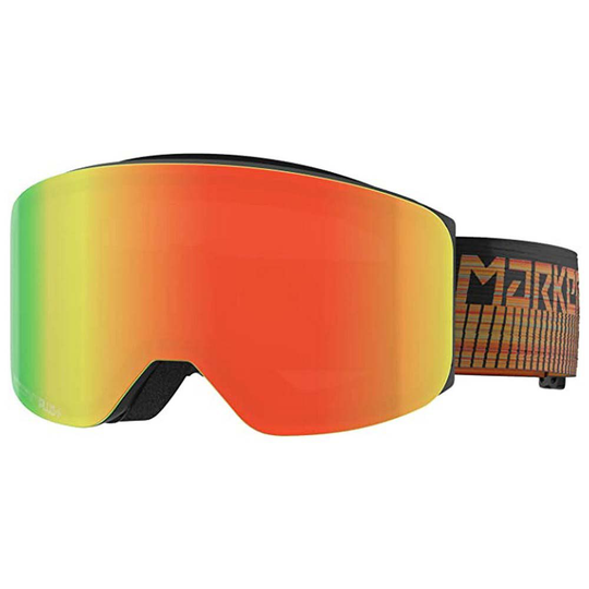 Marker Squadron Magnet+ Ski Goggles Orange Red Plasma Mirror/CAT2+Clarity Mirror/CAT1