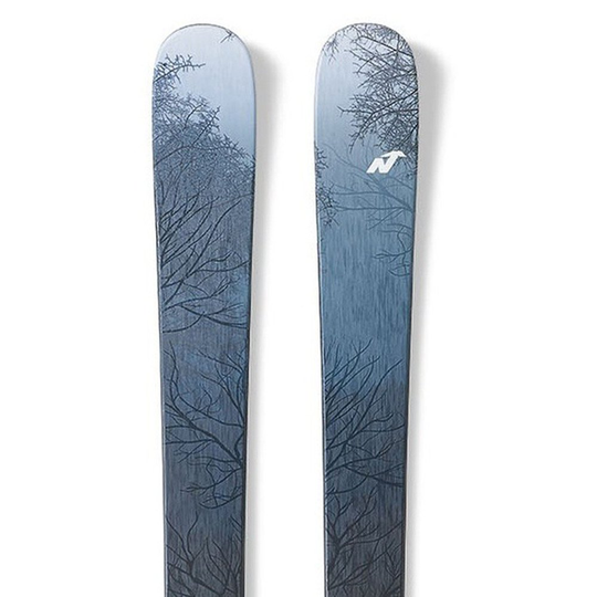 Nordica Unleashed 98 Flat Woman Alpine Skis Blue 162