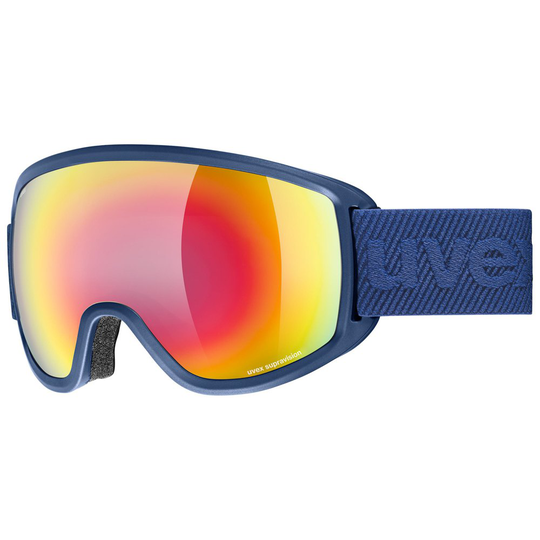 Uvex Topic Fm Sph Ski Goggles Blue Mirror Rainbow Rose/CAT3