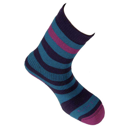 Lorpen Merino Ski Kids Socks 2 Pairs Blue,Purple EU 31-34 Boy