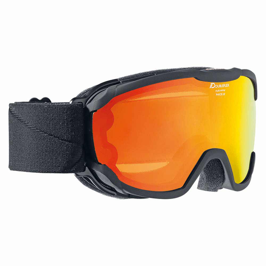 Alpina Pheos Hm Ski Goggles Junior Black Multi Mirror Orange/CAT2