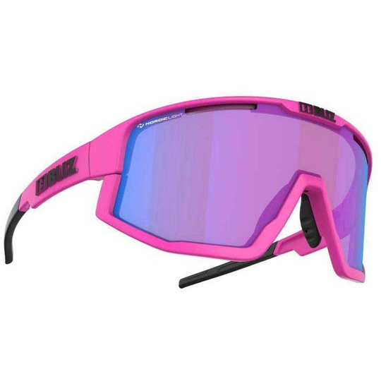 Bliz Fusion Nano Optics Nordic Light Sunglasses Pink Begonia - Violet With Blue Multicoating/CAT2