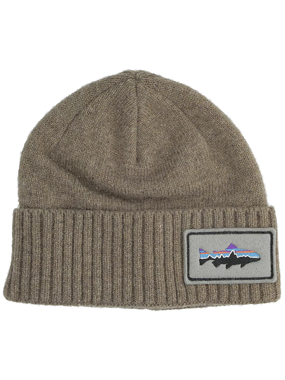 Patagonia Brodeo Beanie fitz roy trout patch ash