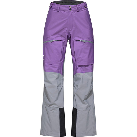 Haglofs Vassi Touring Goretex Pants Grey,Purple XS Woman