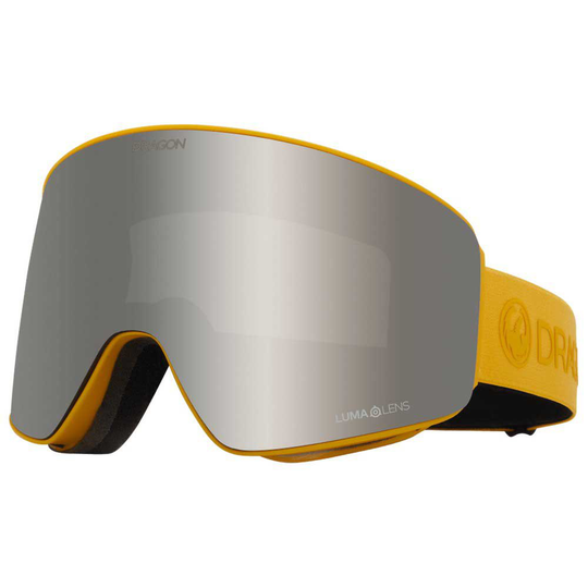 Dragon Alliance Pxv Bonus Ski Goggles Golden Lumalens Silver Ion/CAT3+Amber/CAT2