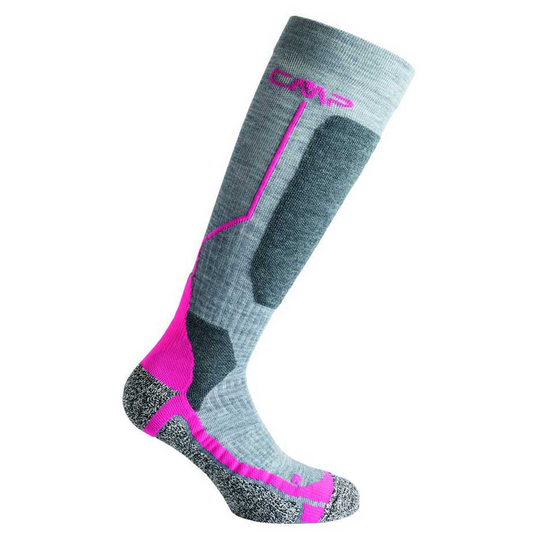 Cmp Ski Wool 3i49374 Socks Silver EU 25-27 Boy