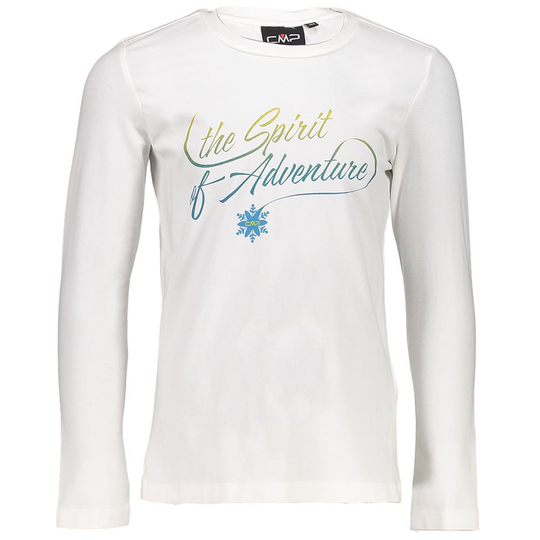 Cmp 39u3175 Long Sleeve T-shirt White 4 Years Boy