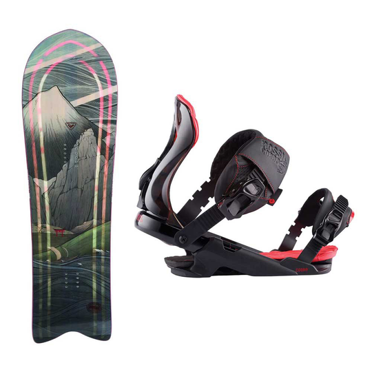 Rossignol Xv Sushi Wide+cobra Snowboard Multicolor 145