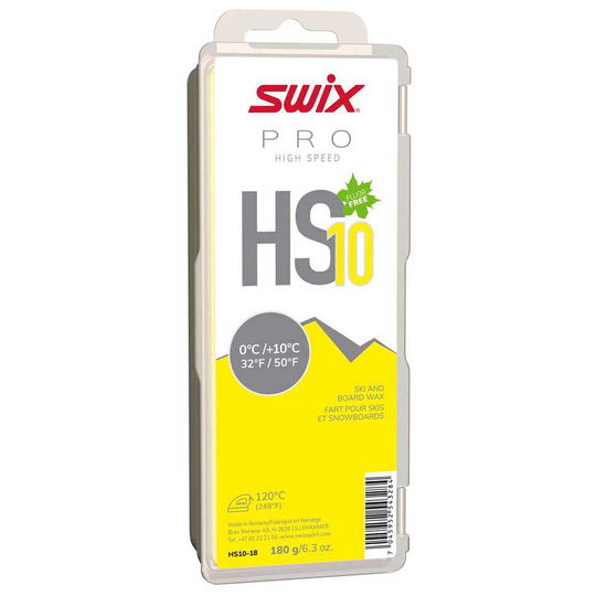 Swix Hs10 0ºc/+10ºc 180 G Board Wax Yellow,White