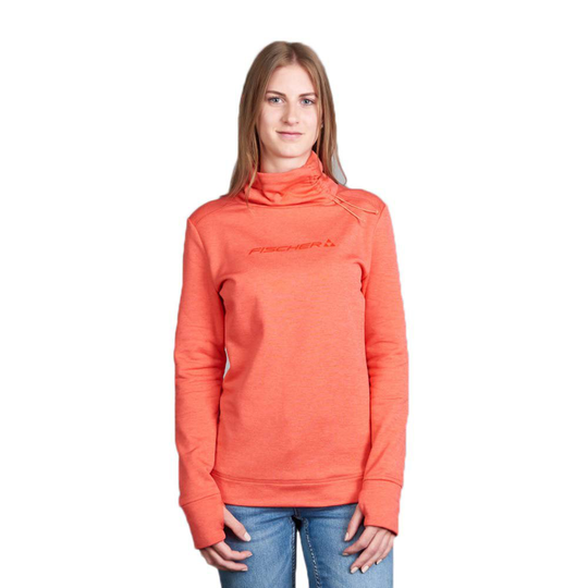 Fischer Big Logo Sweatshirt Red 34 Woman