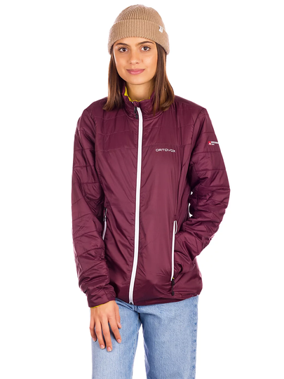 Ortovox Swisswool Piz Bial Insulator Jacket dark wine