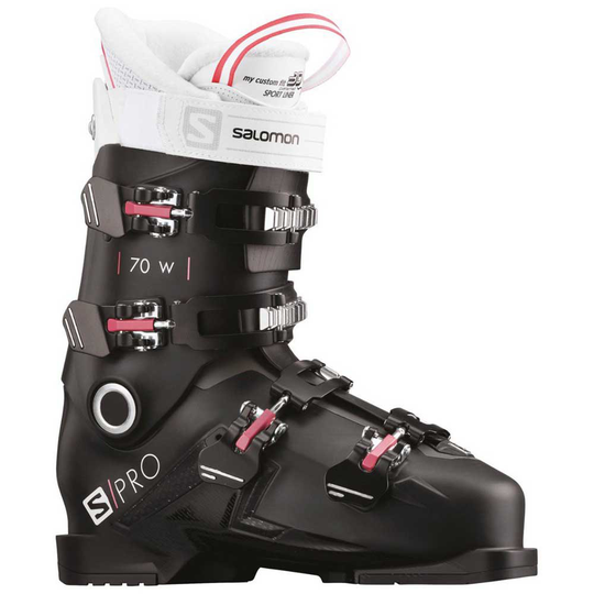 Salomon S/pro 70 Alpine Ski Boots Black 22.0-22.5