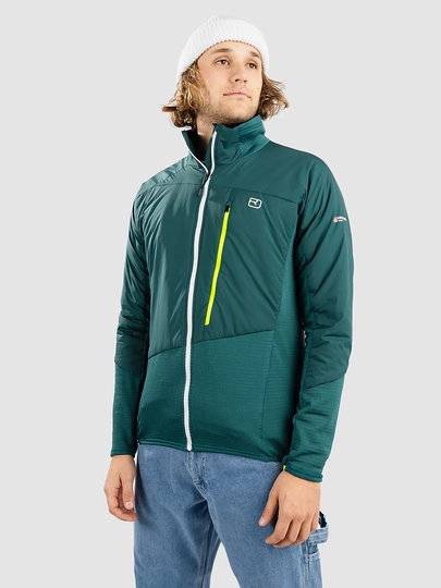 Ortovox Westalpen Swisswool Hybrid Fleece Jacket dark pacific