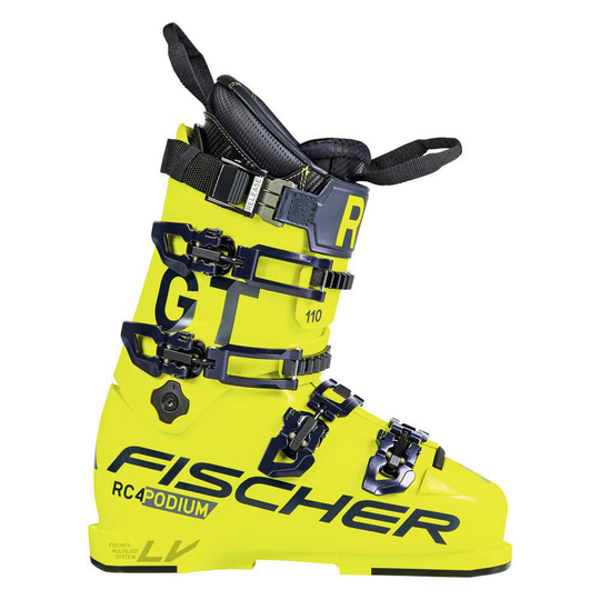 Fischer Rc4 Podium Gt 110 Vacuum Alpine Ski Boots Yellow 26.5