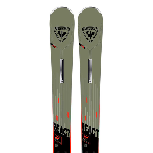 Rossignol React 8 Cam+nx 12 Konect Gw B80 Alpine Skis Green 170
