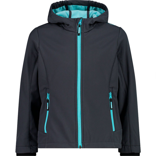 Cmp Fix Hood 3a29385n Jacket Black 6 Years Boy