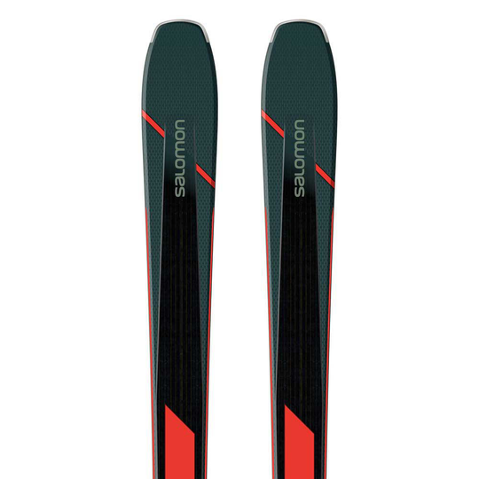 Salomon Xdr 88 Ti+warden Mnc 13 Oil Green C90 Alpine Skis Grey 172