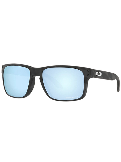Oakley Holbrook Matte Black Camo Sunglasses prizm deep water polarize