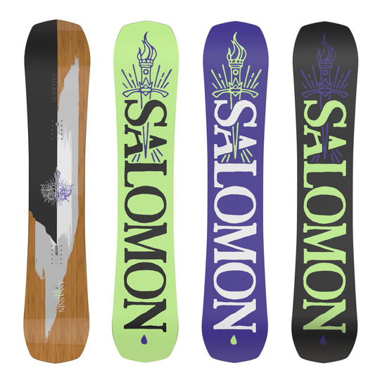 Salomon Assassin Snowboard Multicolor 150