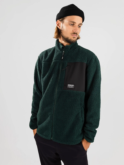 Oakley Mountain Fire Sherpa Zip Hoodie hunter green (helmet)