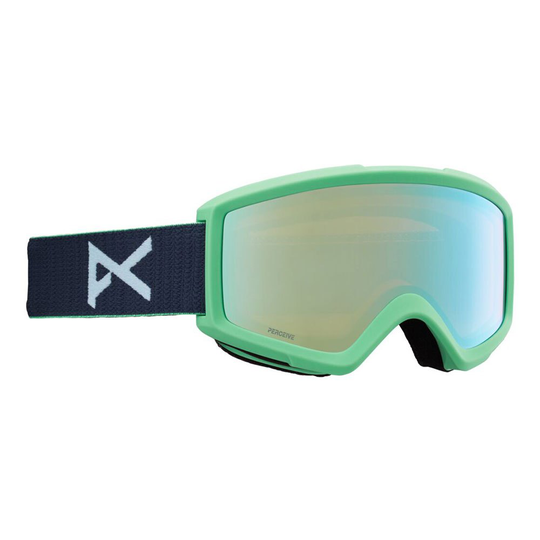 Anon Helix 2.0+spare Lens Ski Goggles Blue Perceive Variable Blue/CAT2+Amber/CAT1