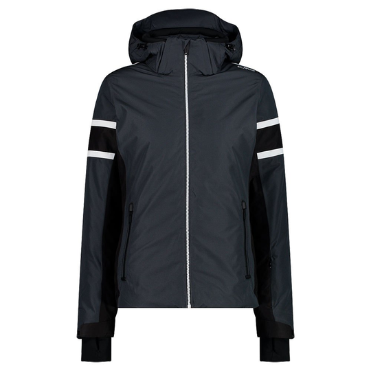 Cmp Zip Hood 31w0056 Jacket Black 2XS Woman