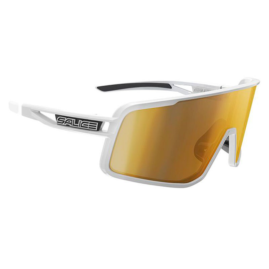 Salice 022 Rw Hydro+spare Lens Sunglasses White Mirror RW Hydro Gold/CAT3 + Clear/CAT0