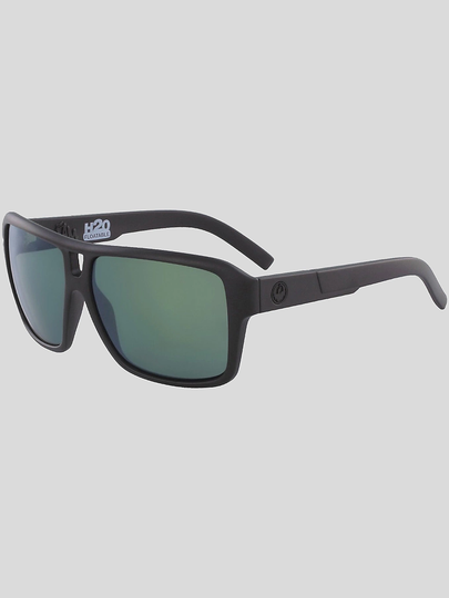 Dragon The Jam LL H2O Polar Matte Black H2O Sunglasses ll green ion polar
