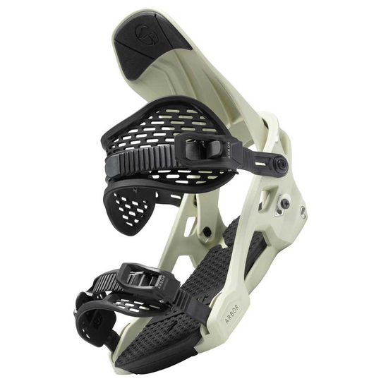 Arbor Spruce Snowboard Bindings White M-L