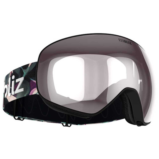 Bliz Floz Mirror Ski Goggle Black Pink With Silver Miror/CAT2