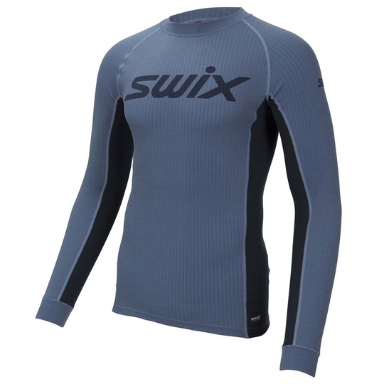 Swix Racex Long Sleeve T-shirt Grey XL Man