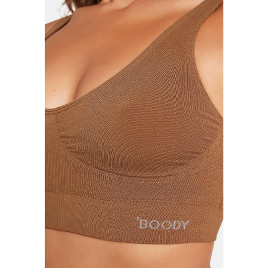 Boody Organic Bamboo 2-pack Padded Shaper Bra Womens, Underwear Nude 4