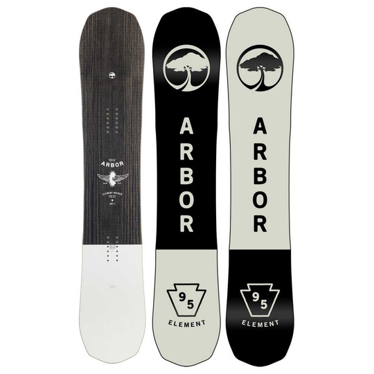 Arbor Element Rocker Snowboard White 155