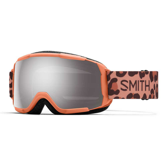 Smith Grom Ski Goggles Brown ChromaPop Sun Platinum Mirror/CAT3