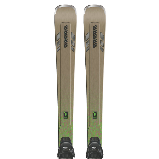 K2 Disruption 78c+m3 11 Compact Quikclik Alpine Skis Green 163