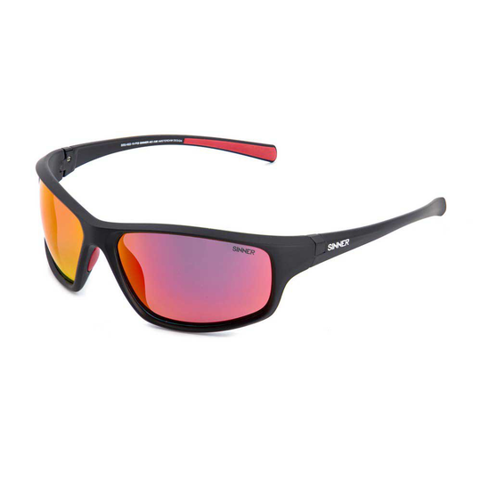 Sinner Fonds Sunglasses Black Sintecbrown Red Oil/CAT3