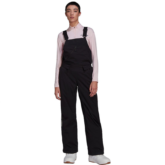 Adidas Resort Two-layer Insulated Bib Shorts Black 34 Woman