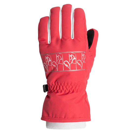 Rossignol Jane Gloves Red 8 Years Boy