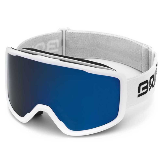 Briko Chamonix Mirror Ski Goggles White Blue Mirror/CAT3