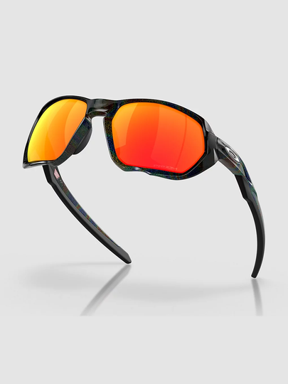 Oakley Plazma Dark Galaxy Sunglasses prizm ruby