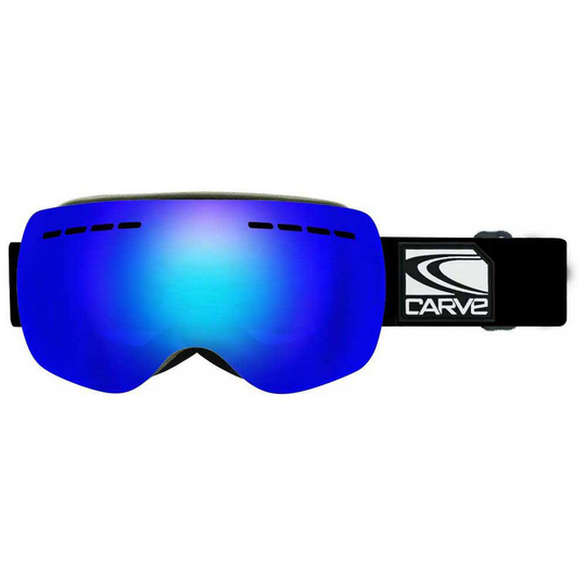Carve Titanium Ski Goggles Blue Orange-Green/CAT1-3