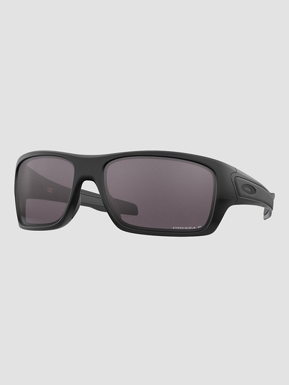 Oakley Turbine Matte Black Sunglasses prizm grey polarized