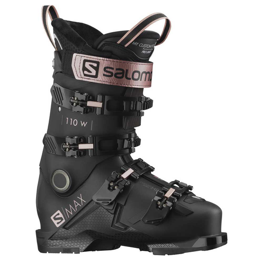 Salomon S/max 110 Gw Alpine Ski Boots Woman Black 23.0-23.5