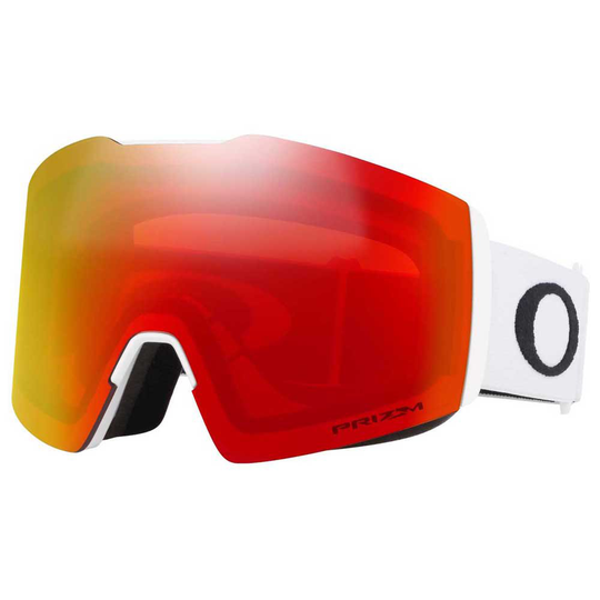Oakley Fall Line Xl Prizm Snow Ski Goggles White Prizm Snow Torch Iridium/CAT2
